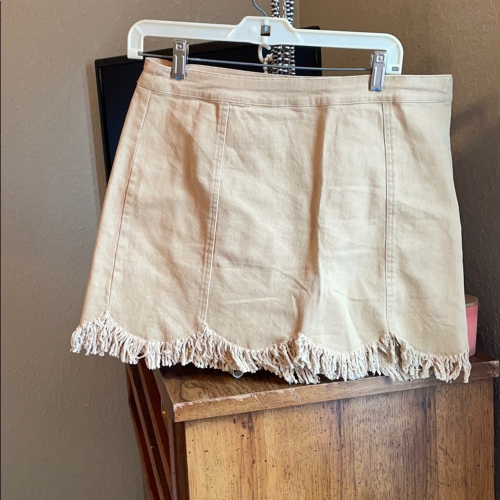 Tan Skirt